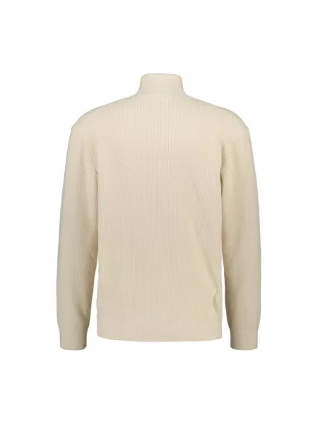 Sweter z golfem Nn07 beżowy