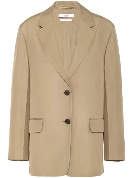 Sacou Prada de mătase verde