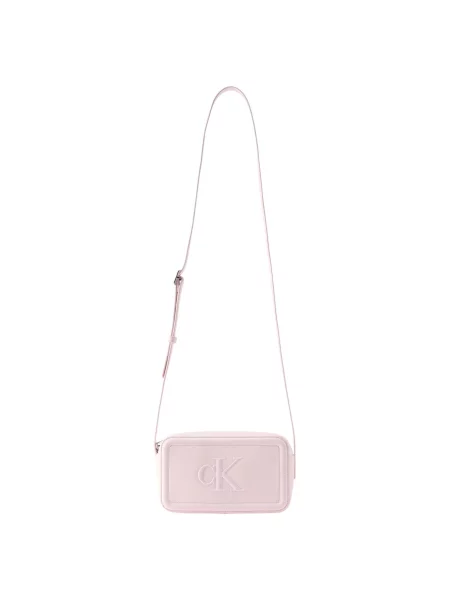 Calvin Klein geantă crossbody pentru femei cu imitație de piele roz