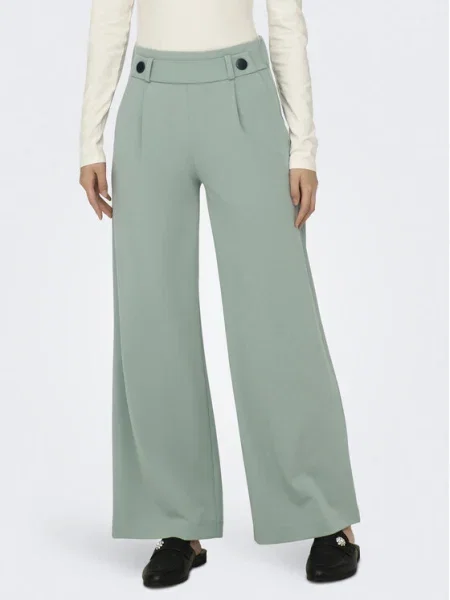 JDY Pantaloni din Geggo Wide Leg verde