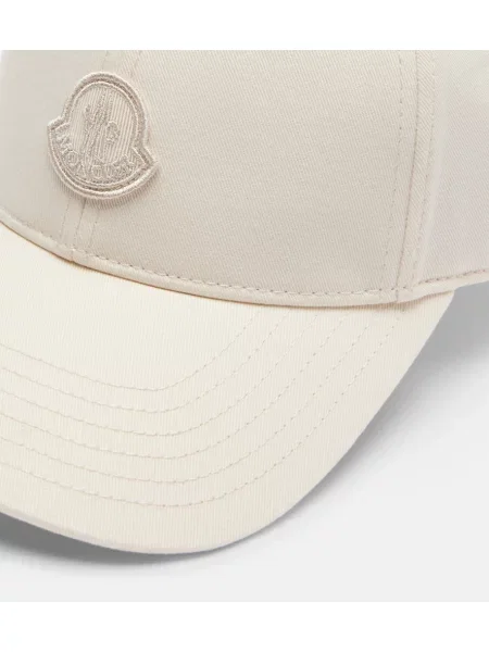 Czapka z daszkiem Moncler beżowa