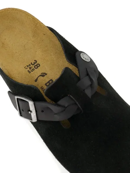 Papuci tip mules Birkenstock negru