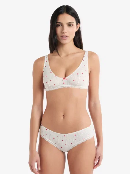 ETAM Nedrček Vanity Gourman rdeča bela