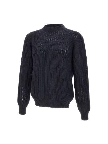 Sweter Filippo De Laurentiis wełniany niebieski