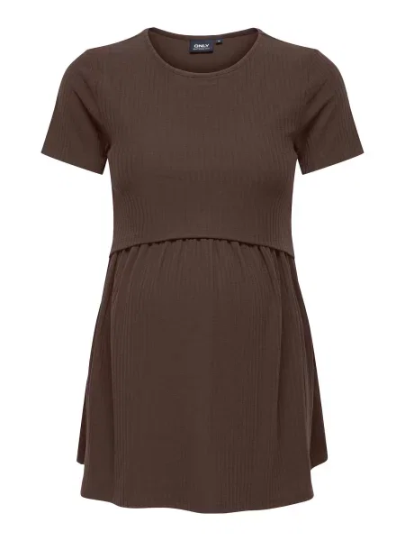 Only Maternity Tricou OLMMalaya ciocolatiu