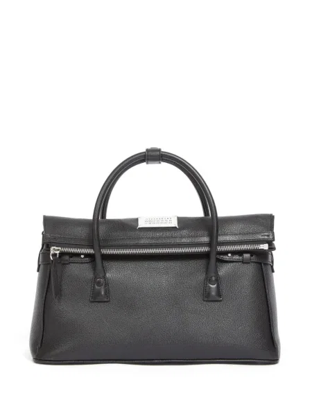 Geanta de piele Maison Margiela din piele negru