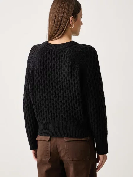 Calvin Klein Jeans sweter z wełną czarny