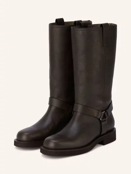 Brunello Cucinelli Botki Motocyklowe braun