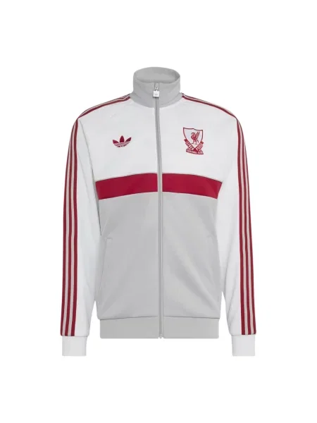 ADIDAS PERFORMANCE Jachetă de trening LFC OG gri deschis / purpuriu alb