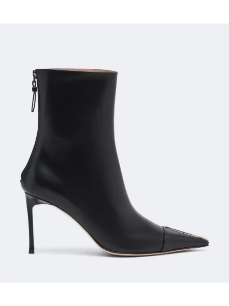 Cizme scurte Tom Ford din piele negru