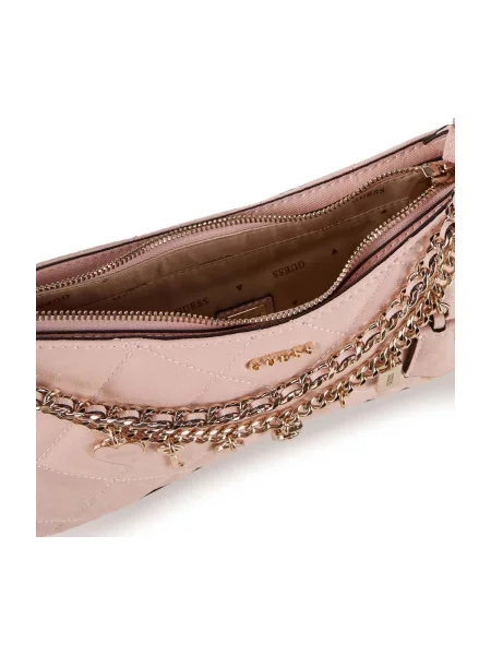 GUESS Geantă de umăr Libby pudră roz