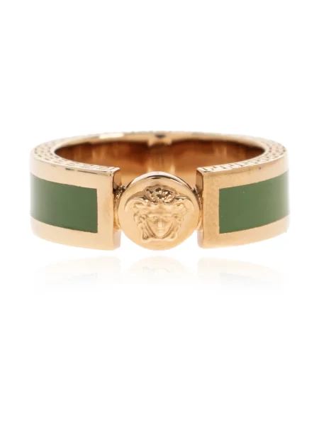 Pierścionek Versace zielony