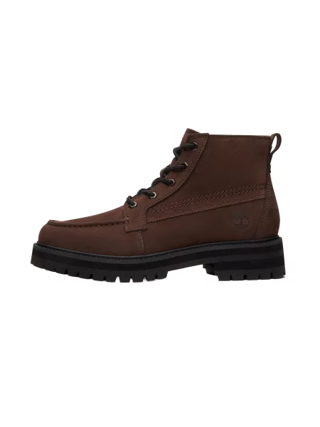 TIMBERLAND Bocanci cu șireturi închis maro