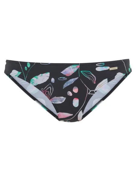 SUNSEEKER Slip costum de baie Leaves' negru