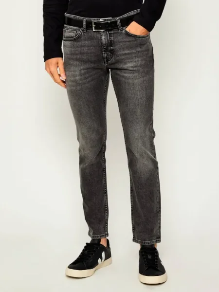 BOSS Blugi Delaware Bo Gri negru