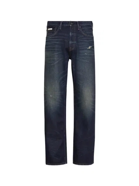 Τζιν Calvin Klein Jeans με φθαρμένο εφέ μπλε