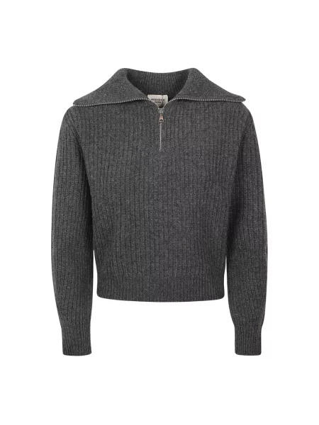 Sweter Weekend Max Mara wełniany szary