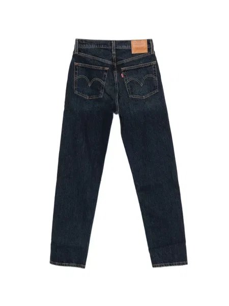 Decupat blugi Levi's® de catifea cord maro