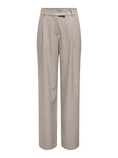 ONLY Pantaloni cutați ONLLINDA taupe gri