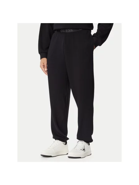 Guess Піжамні штани Regular Fit чорний