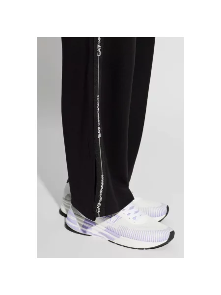 Dzianinowe sneakersy Emporio Armani Ea7 białe