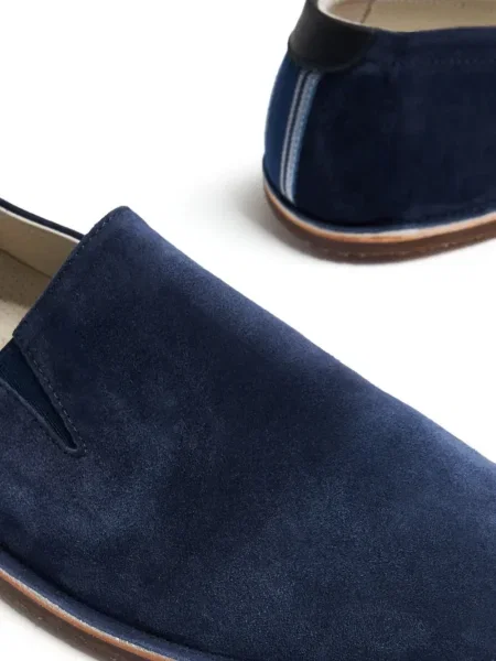 Mokasyny dziecięce Brunello Cucinelli niebieskie