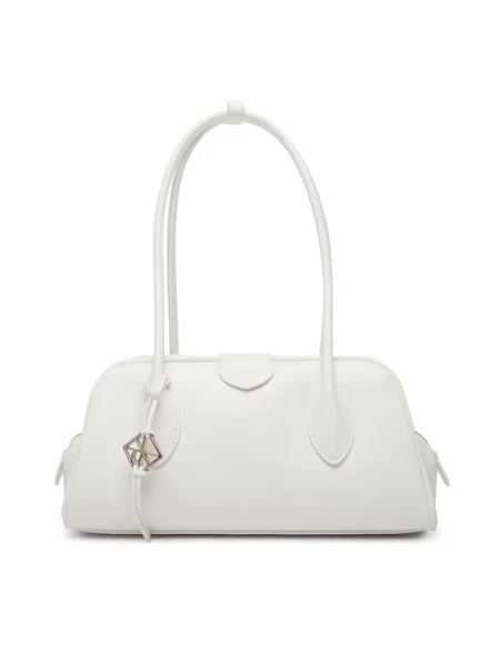 Táska Calvin Klein Emblem Trio Shoulder Bag fehér