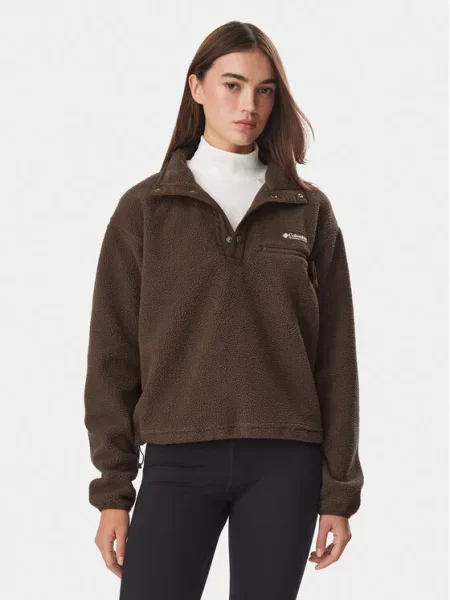 COLUMBIA Sportski pulover Helvetia II' smeđa