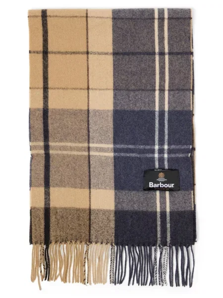 Barbour szalik wełniany zielona