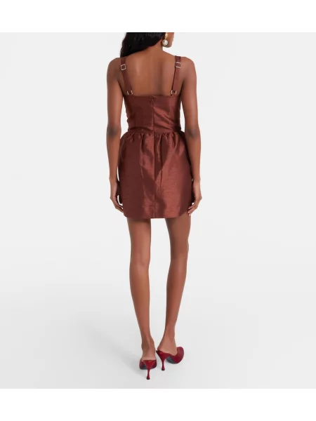 Rochie Shushu/tong cu funde maro