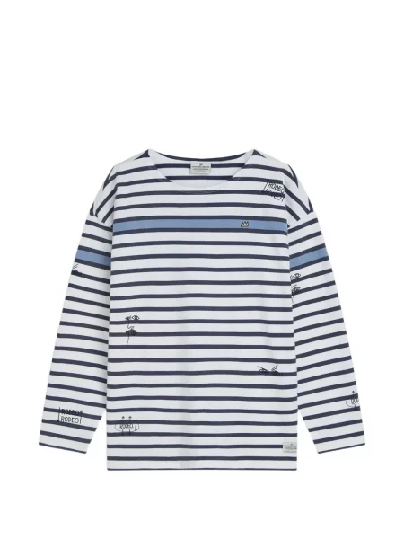 Tricou Scotch & Soda cu dungi alb