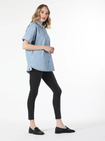 Рубашка Colin's голубая