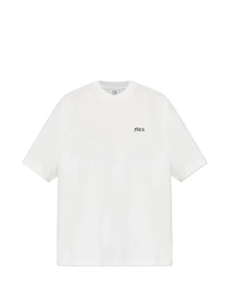 Tricou Vetements cu imagine cu decolteu rotund alb