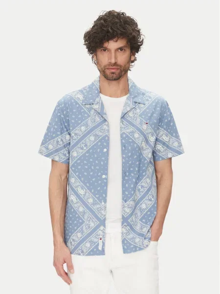 Srajca Tommy Jeans modra
