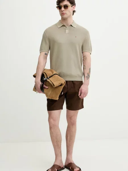 Tricou polo Tommy Hilfiger verde