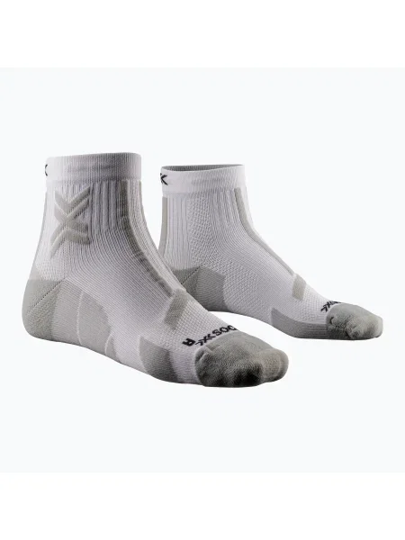 Trailové Ponožky X-socks Trailrun Discover Ankle Bielo-sivé biela