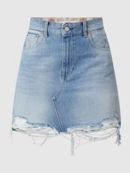 Spódnica mini z denimu Replay