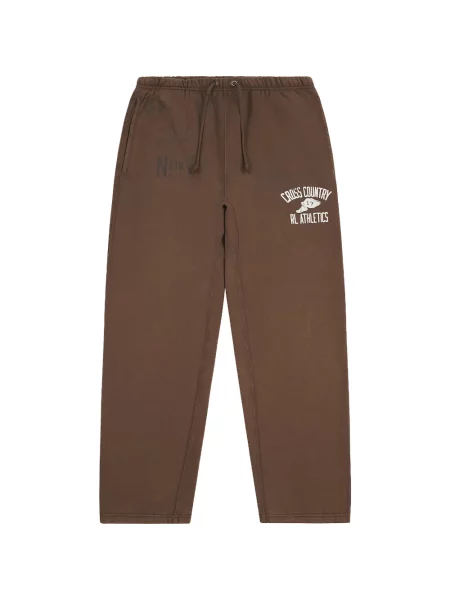 Pantaloni Polo Ralph Lauren cu imagine alergare maro