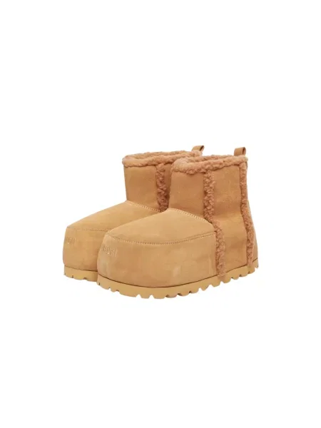 Botki Inuikii skórzane chunky czarne
