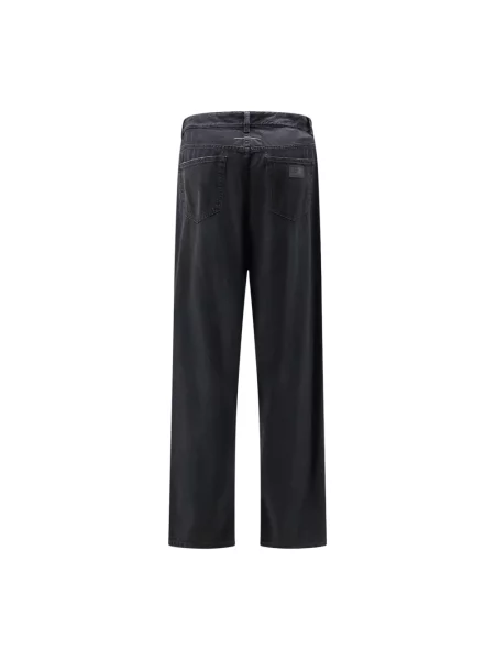 Szerokie jeansy Mm6 Maison Margiela czarne