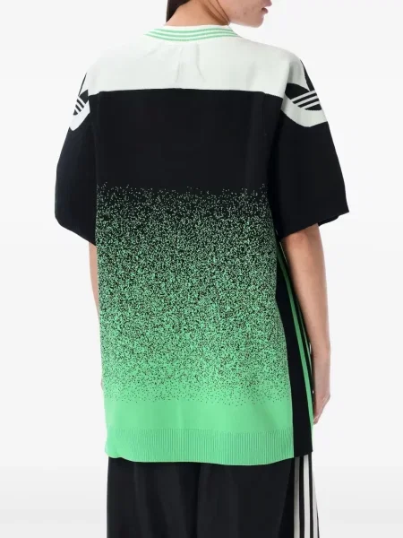 Csíkos futó rövidnadrág Adidas fekete