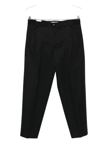 Pantaloni Briglia 1949 de lână plisate negru