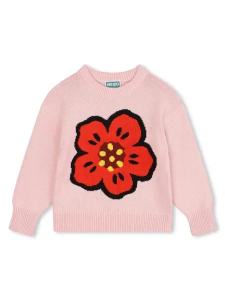 Sweter dziecięcy Kenzo różowy