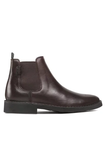 Buty chelsea z elastyczną wstawką model ‘TALAN’ Polo Ralph Lauren brązowe