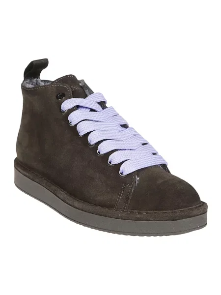 Sneakersy Panchic zamszowe brązowe