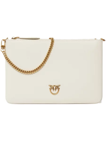 PINKO Geantă Flat Classic PE 23 PCPL Écru alb