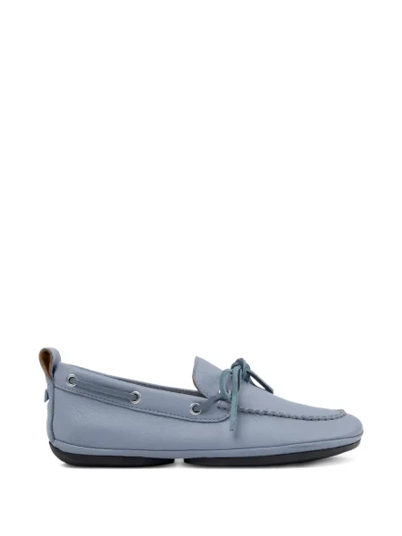 Балеринки Camper с връзки с дантела синьо