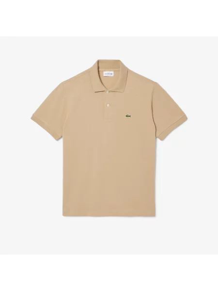 Lacoste Koszulka Polo Classic Fit Light Piqué beżowa