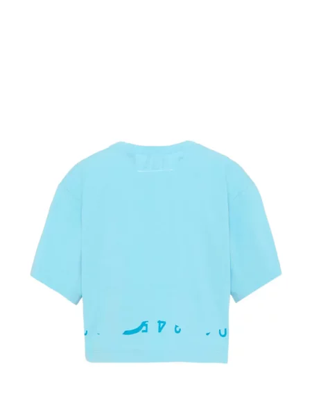 Dětské tričko Mm6 Maison Margiela modré
