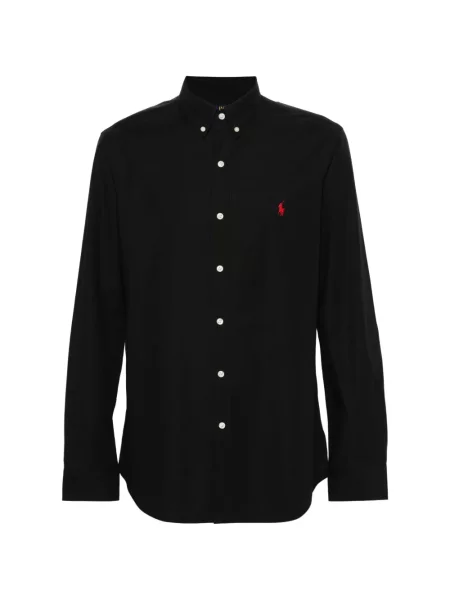 Cămașă Polo Ralph Lauren cu autograf din jerseu cu cordon roșu